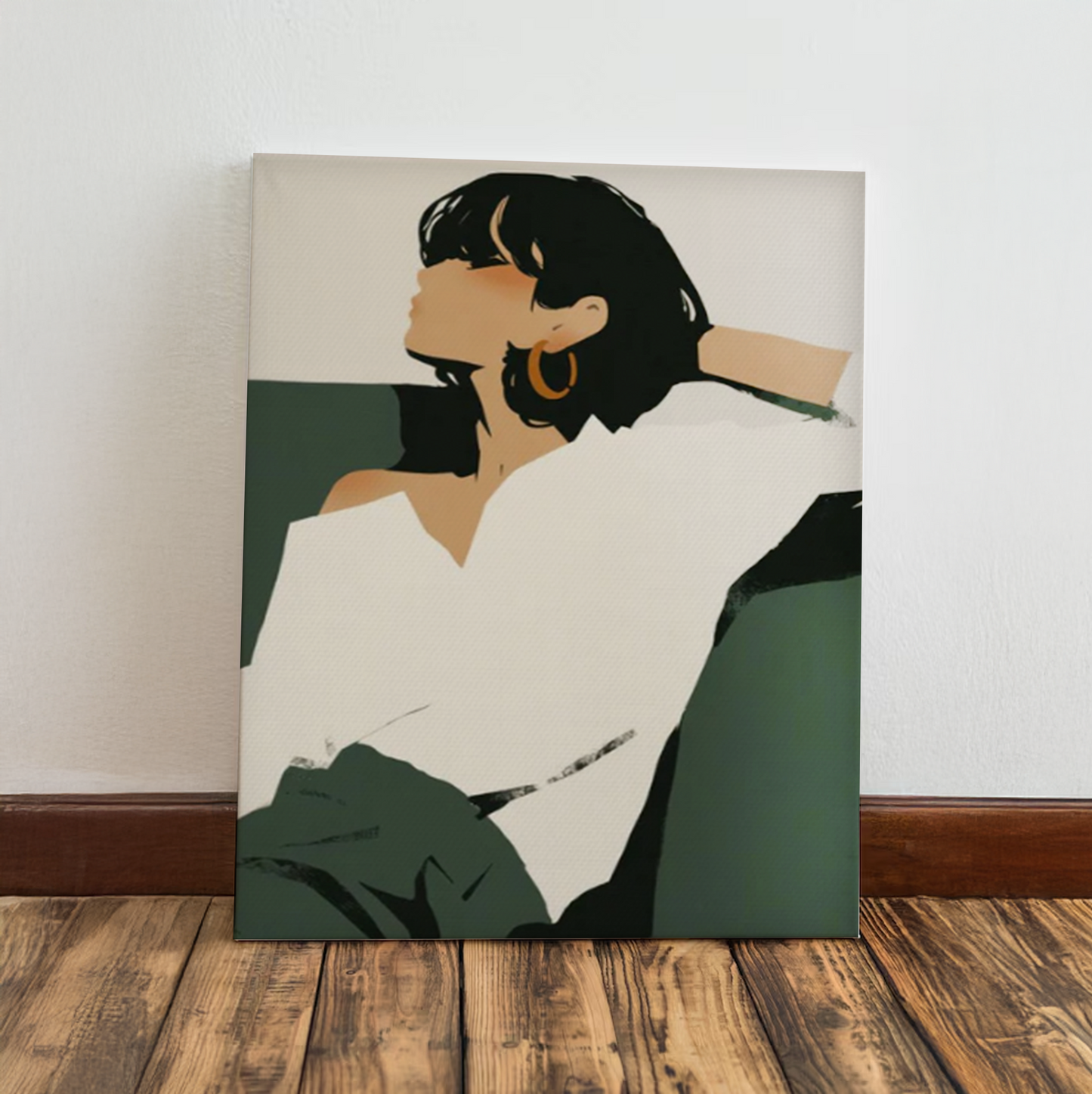 Relaxing woman