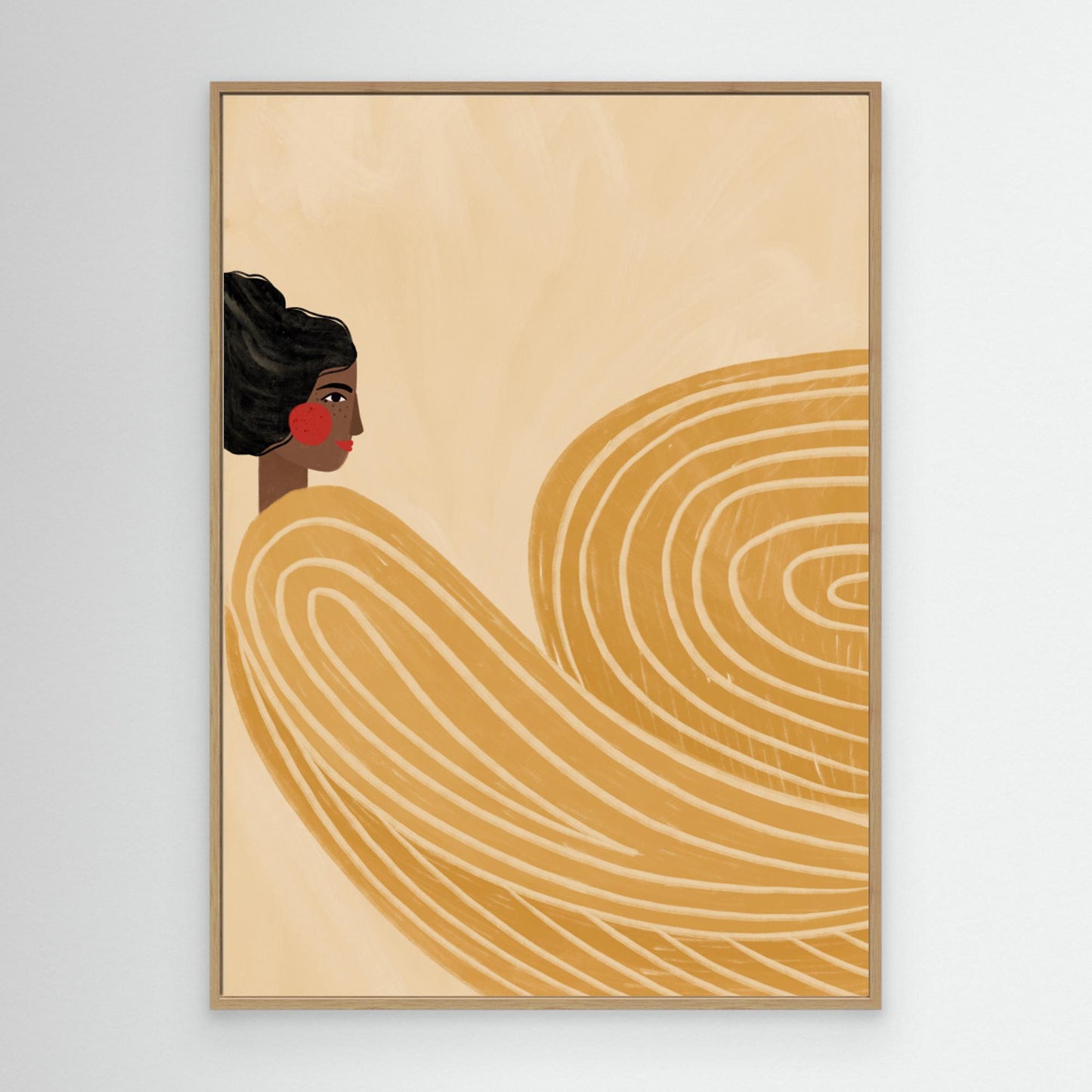 The Woman With the Yellow Stripes by Bea Müller