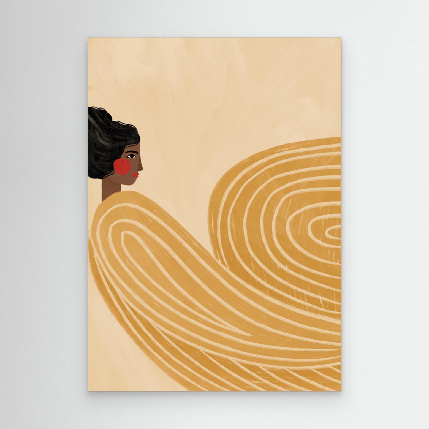 The Woman With the Yellow Stripes by Bea Müller