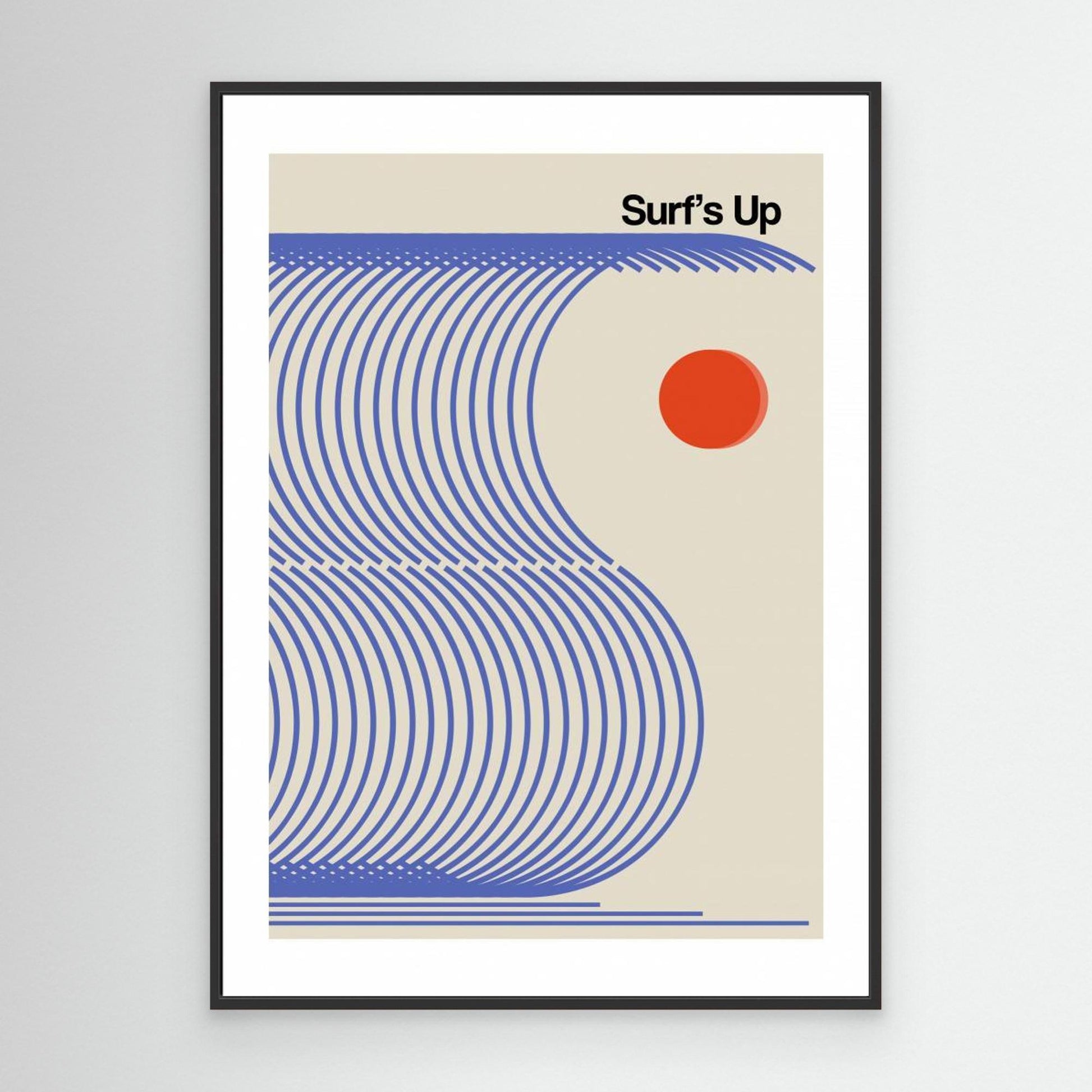 Surf's Up Biscuit Blue by Frances Collett