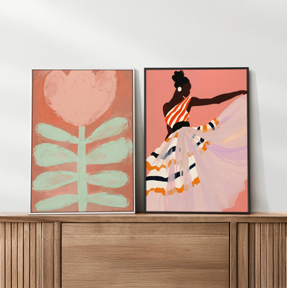 Art-Bundle 2: "Pastel Flower" & "Dancingaminato1" (2 pieces)