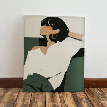 Art-Bundle 1: "Pyjamalove" & "Relaxing Woman" (2 pieces)