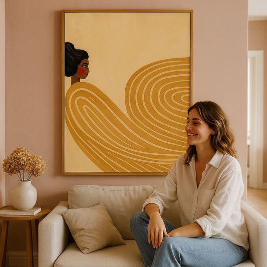 The Woman With the Yellow Stripes