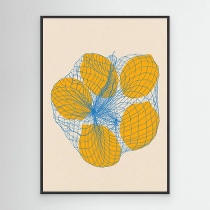 Five Lemons In a Net Bag by Rosi Feist