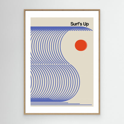 Surf's Up Biscuit Blue by Frances Collett