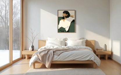 Relaxing woman