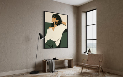 Relaxing woman