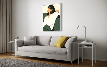 Relaxing woman