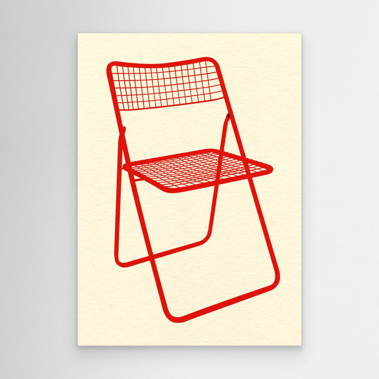 Ted Net Chair Red by Rosi Feist