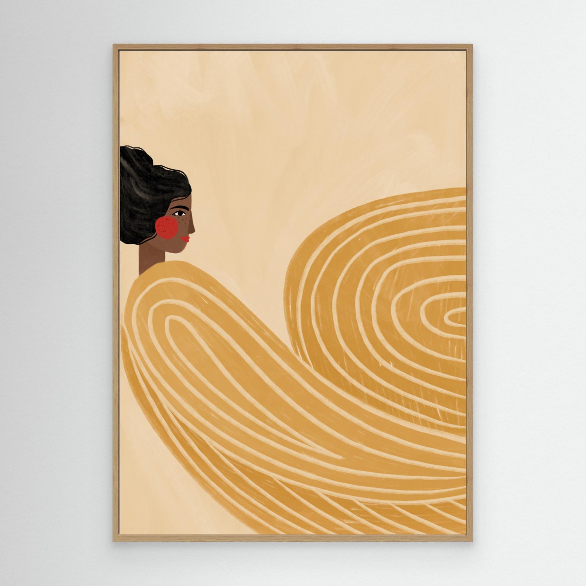 The Woman With the Yellow Stripes by Bea Müller