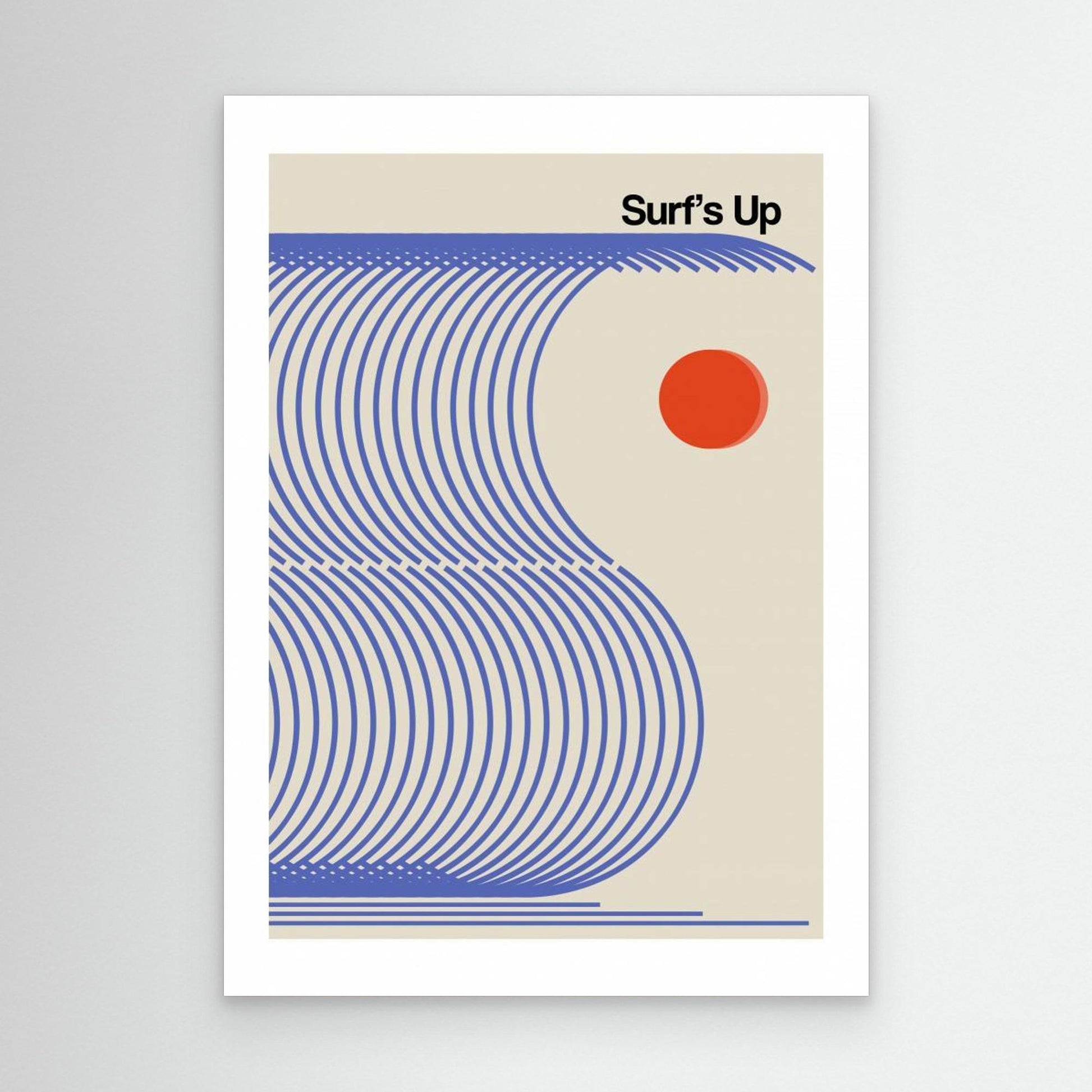Surf's Up Biscuit Blue by Frances Collett